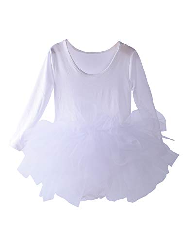 Image of Girls' Camisole Dance Tutu Leotard with Fluffy 4-Layers Ballet Dress for Ballerina (18 Months - 7 Years)