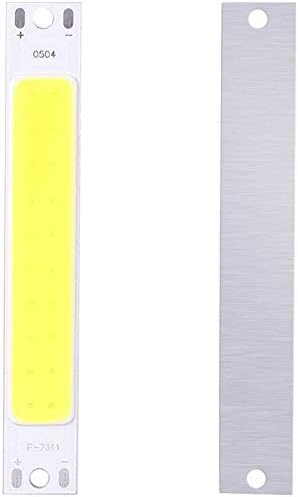 Bettomshin 1 unids LED chip módulo tira 15 W aluminio cálido blanco 3000 K alta potencia 300ma para lámpara reflector 0.591x7.087 in