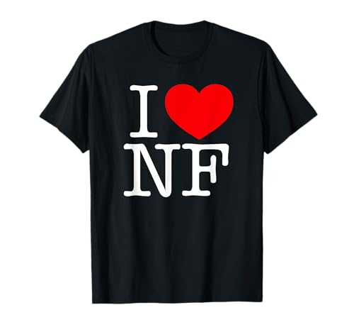 Me encanta (Heart) NF Camiseta