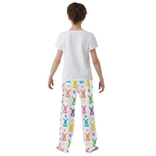 Happy Easter Bunny Boys Track Pants Toddler Casual Pants Sweatpants Kids Athletic Pants for 6-8 Years3