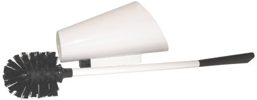 HEWI WC-Bürstengarnitur (Bürstengarnitur, Toiletten-Bürstengarnitur) aus Polyamid, Farbe weiß, mit langem Bürstenstiel - 801.20.100 99