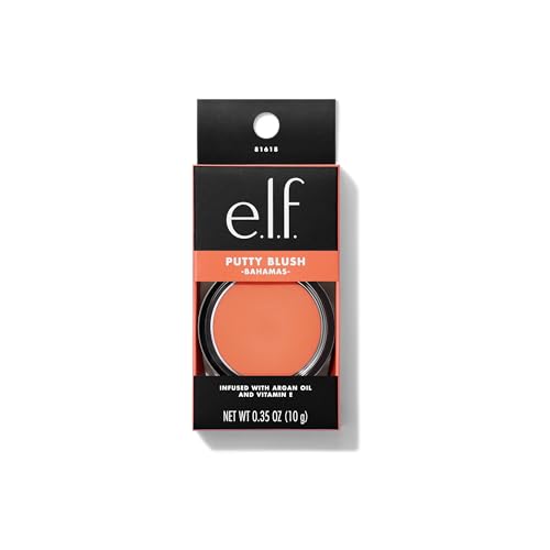 Image of e.l.f. Putty Blush, Creamy & High-Pigment Formula For A Natural Glow, Delivers A Semi-Matte & Powder Finish, Vegan & Cruelty-Free, Bahamas