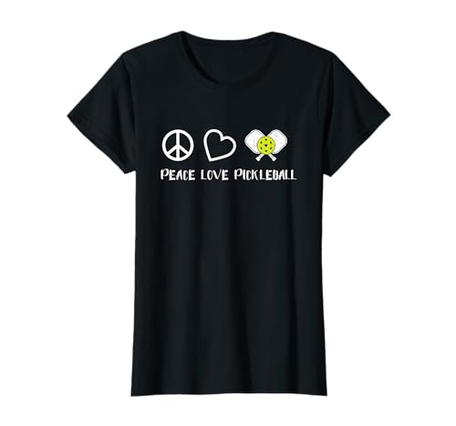 Peace Love Pickleball - Regalo divertido para jugador de Pickleball Camiseta