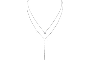 Zircon Lariat Y Necklaces