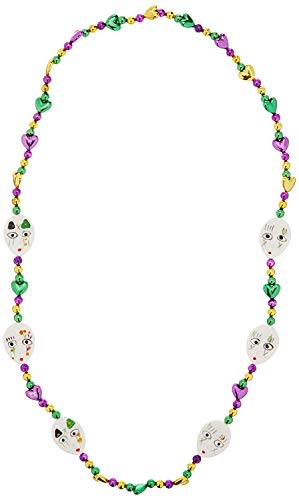 Preisvergleich Produktbild Beistle 50584 Mardi Gras Mime Perlen, 106,7 cm
