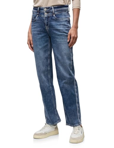 Jean rayé Gallon Street One 3716987 en Medium Blue Authentic pour femmes taille 28W 30L