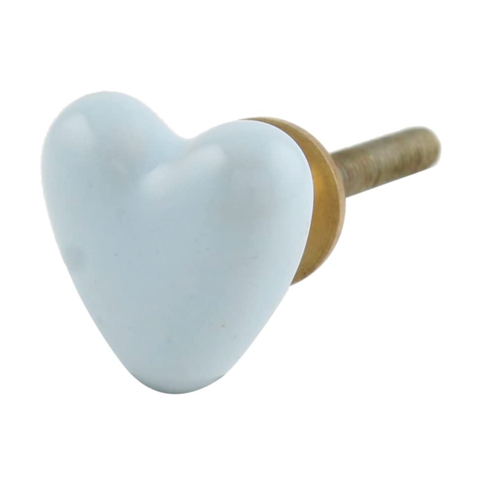 IndianShelf 4 Pack Sky Blue Tiny Heart Ceramic Drawer Knobs for Kitchen Cabinet Hardware Door Pulls Decorative Dresser Luxurious Online (B0BBLHGMRY) Amazon Price History, Amazon Price Tracker