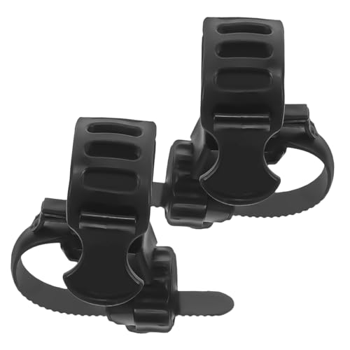 KOMBIUDA 2pcs Crutches Walking Sticks Wheel Chairs an Fittings Wheelchair Cane Bracket Walking Stick Stand for Mobility Scooter Lightweight Cane Holder Cane Holder for Walker Rubber Black