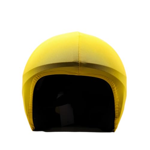 COOLCASC® Yellow - Universal Fit Ski Helmet Cover - Customise your kids ski helmet with a fun and cute protective cover - snowboarding & skiing accessories - One size fits all