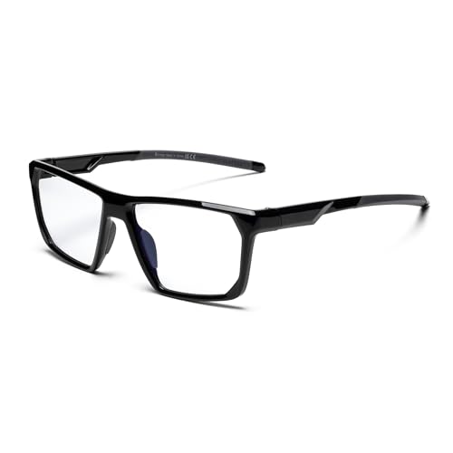 Image of Blue Light Blocking Glasses for Women Men, Square Thick Frame Anti Eyestrain & UV Glare JF6218