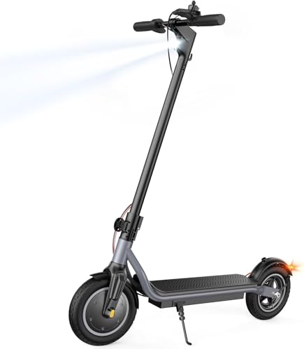 Image of Electric Scooter, 500W Powerful Motor, 22 MPH Max Speed, 23 Miles Long Range, 10 inch Pneumatic Tires, APP Control & Dual Brakes, Foldable Commuting E Scooter for Adults 14+（Gray）