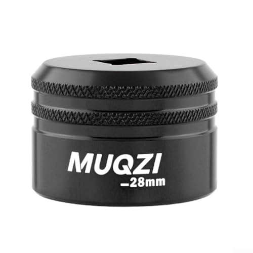 Hasaller Llave de horquilla de bicicleta con apertura de 28 mm, herramienta esencial para reparaciones de horquilla delantera (negro)