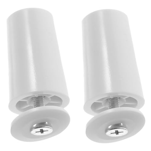 Lurrose 2 Piezas Tapones para Persianas Enrollables Tope para Cortinas con Instalación Rápida y Resistente para Ventanas Accesorios para Persianas con Manivela o Cinta Color Blanco