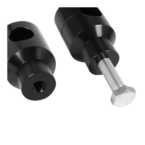 Moto riser handlebar kit universel noir pour guidons 1" 7/8"