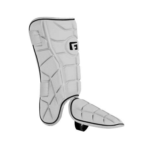 G-Form MLB Elite Batter's Baseball Leg Guard, White, Youth RH Hitter