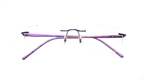 Image of N Specs An Optical Mall Reading Glasses For Men Women Unisex Stylish Framless Frame With Anti Reflected Unbreakable Fiber Glasses