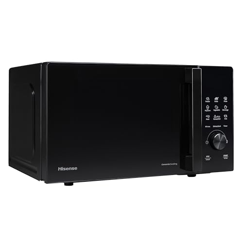 Hisense H23MOBSD1H - Microondas Digital con Grill 23L, 800W, Revestimiento Cerámico, Cristal Premium, 10 Niveles de Potencia, Función de Descongelación, 9 Programas Automáticos, Fácil limpieza - imagen 14