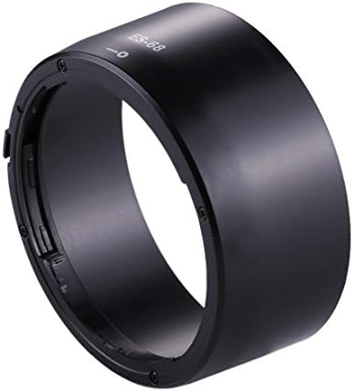 CELLONIC® ES-68 Lens Hood Compatible for Canon EF 50mm f/1.8 STM Plastic Bayonet Flower/Tulip/Petal Sun Shade Protector Cover