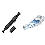 【セット買い】ハクバ HAKUBA メンテナンス用品 レンズペン3 【レンズ用】 ブラック KMC-LP12B + ハクバ HAKUBA レンズクリーニングティッシュ 個装 100枚入り 速乾 ウェットタイプ KMC-78