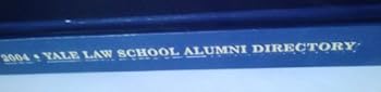 Hardcover Yale Law School Alumni Directory 1980 Book
