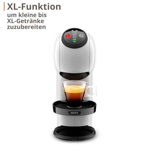 NESCAFÉ Dolce Gusto Genio S Basic von Krups, kompakte Kapselkaffeemaschine, 15 Bar Druck , 0,8 Liter Kapazitat, Eco-Mode, automatische Entkalkungswarnung, weiß, ‎KP2431 4