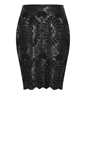 City Chic Women's Plus Size Skirt - Marloes Road4