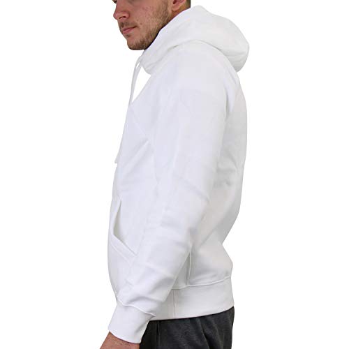 Nike Men's Sportswear Club Fleece Full Zip Hoodie, Fleece Zip-Up Hoodie Men, White/White/Black, L3