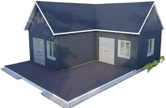 397 Sq Ft One-Bedroom Home ADU Plans – Living Area, Kitchen, Bathroom, Porch, Laundry – Floor Plan, Elevations, Roof & Foundation Plans