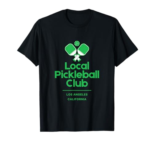 Photo de Club de Pickleball Local Los Angeles Californie T-Shirt
