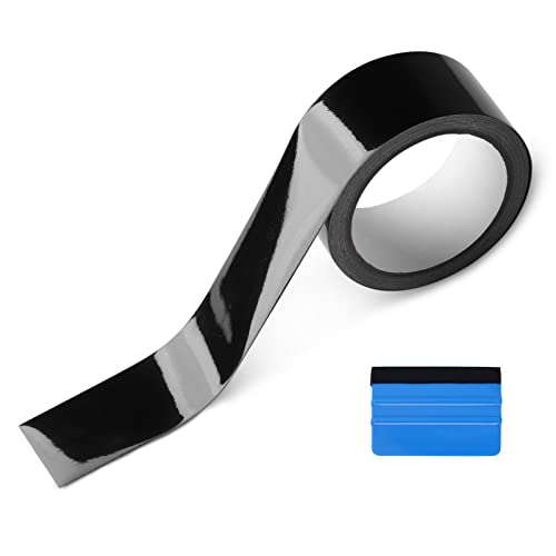 High Gloss Black Vinyl Wrap Kit for Black Out Chrome Delete