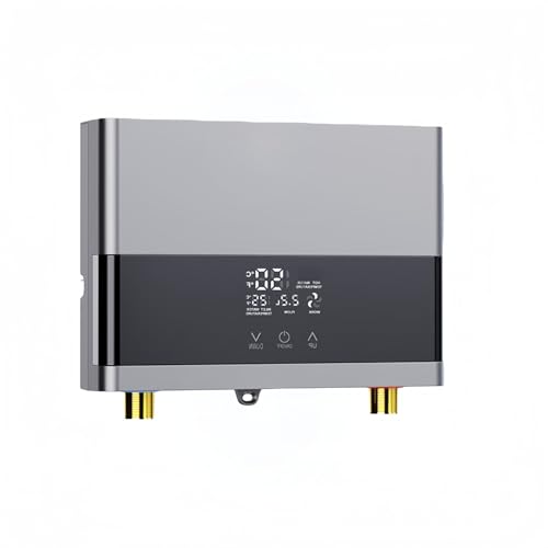 電気温水器 瞬間給湯器 タンクレス 3000W 110V | リモコン/タッチスクリーン操作 温度調節可能 | 過熱保護・ 省スペース | キッチン/洗面台/シャワー向け (A)