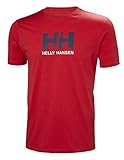 Helly Hansen Hh Logo T-Shirt Camiseta Manga Corta, Hombre, Rojo (Flag Red), M