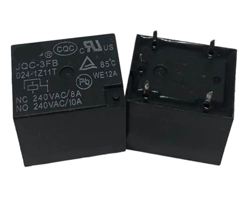 Relais 5 broches JQC-3FB 024-1Z11T resout les pannes de commutation 24V 10A