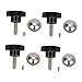 OFFSCH 4 Sets Tablet Handle Washers Bolts Threaded Knob Stud Knobs T-Track Knobs Knob with Bolt Knobs Kit Washer Bolt with Knob Screw Iron Star Shape