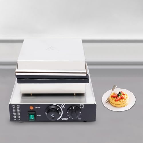 BOPRCSH Commercial 16PCS Mini Dutch Pancake Maker, Electric Pancakes Maker Machine Tabletop Nonstick Griddle Pancake Maker 122-572 ? Adjustable Temperature, for Bakery Kitchen Restaurant, 1750W