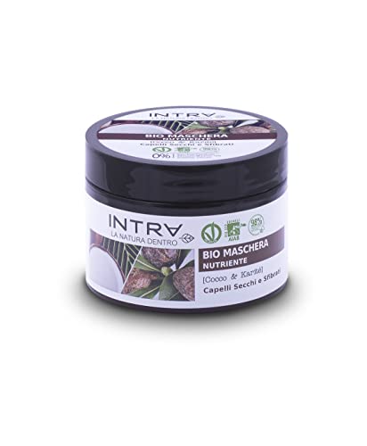 INTRÀ Cocco & Karité Maschera Capelli Nutriente Bio & Vegan - 250 ml, Neutro