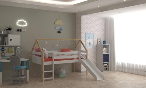 Twin-House-Bed-WhiteNatural-Craft-a-Dreamy-Sanctuary-for-Your-Kids-ensuring-Peaceful-Nights-and-Magical-Mornings Twin House Bed WhiteNatural Craft a Dreamy Sanctuary for Your Kids ensuring Peaceful Nights and Magical Mornings