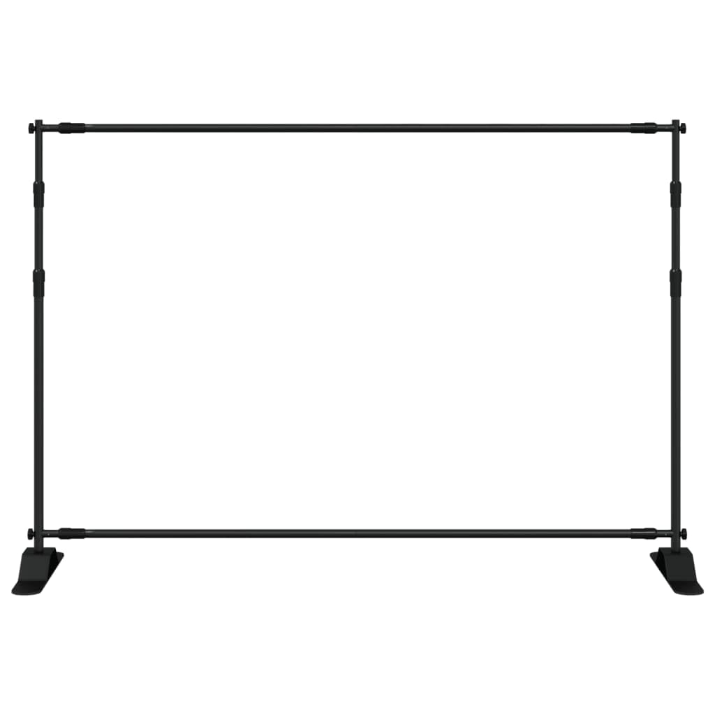 Mangloder - Treppiede per sfondo nero, 305 x 243 cm, in acciaio, regolabile, per studio fotografico, palchi, presentazioni, matrimoni, feste, con borsa per il trasporto, portata fino a 8 kg, versatile