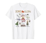 Home Alone Christmas Iconic Moments Doodle Chart T-Shirt