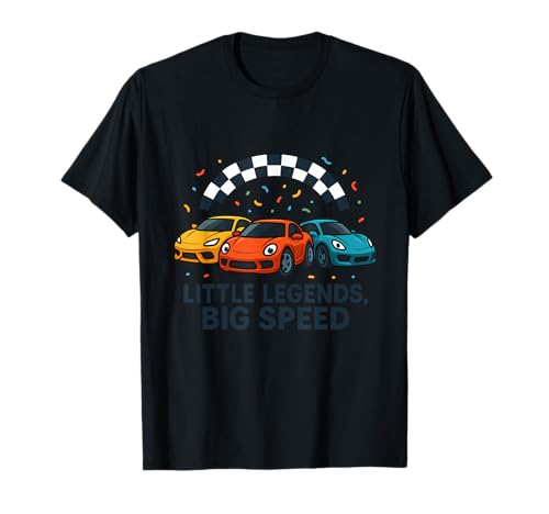 Fast Car Lovers Racing Fans Enfants Garçons T-Shirt
