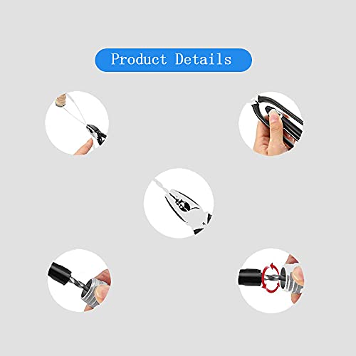 Edoblue 6 Inch Safety Wire Twisting Pliers Auto Return Electrical Safety Wire Pliers Torsion Pliers Screwdriver Fuse Pliers For Aircraft Auto Industry #TOP4