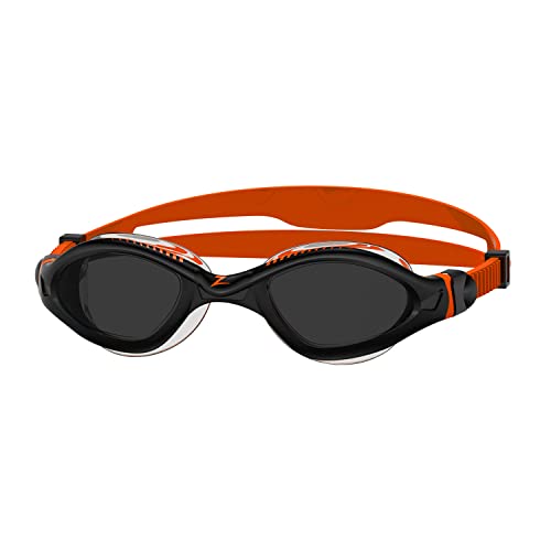 Zoggs Tiger Adult Swimming Goggles, UV protection swim goggles, Quick Adjust Comfort Goggle Straps