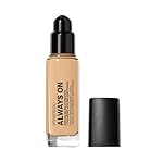Smashbox Always On Skin-Balancing Foundation | Medium-To-Full Coverage Foundation | Hyaluronic Acid with a Natural-Looking, Second-Skin Finish, 1 Fl Oz