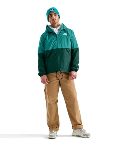 Image of THE NORTH FACE Men's Antora Rain Hoodie | Windproof & Waterproof With Adjustable Hood, Drawcord Hem