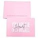 RXBC2011 Thank you Cards you are the Heart of my business PostCard Cards Package Insert for online business Pack of 50 (50 Card pink)