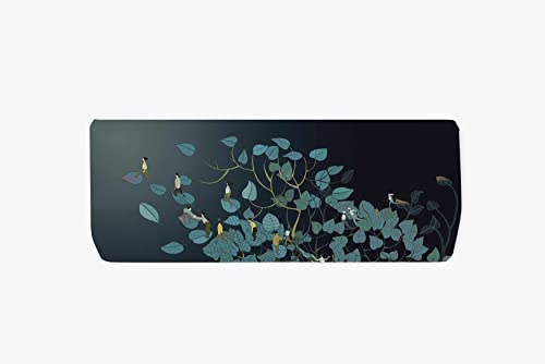 Image of Thinking Works Printed Air Conditioning Dust Cover Folding Designer Ac Cover for Indoor Split Ac 1.5 ton (97 x 31 x 21.5 ), Polyester