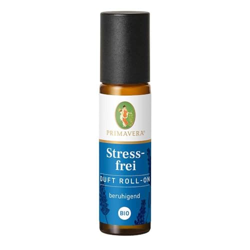 PRIMAVERA Duft Roll-On Stressfrei bio 10 ml - Lavendel - Aromaöl, Duftöl, Aromatherapie für unterwegs - beruhigend - vegan