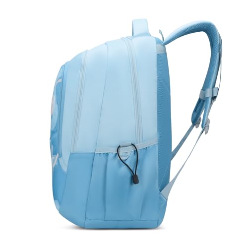 Image of Skybags Glow 37L Casual Backpack for Girls with 3 Compartments & Adjustable Shoulder Strap | Quick Access Front Pocket | Side Pockets | Air Mesh Back Panel | Perfect for School & Travel