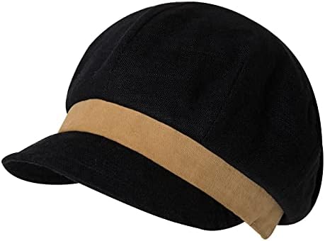 Jeff & Aimy Ladies Newsboy Cap Cabbie Beret Hat Cloche Visor Cotton for Women