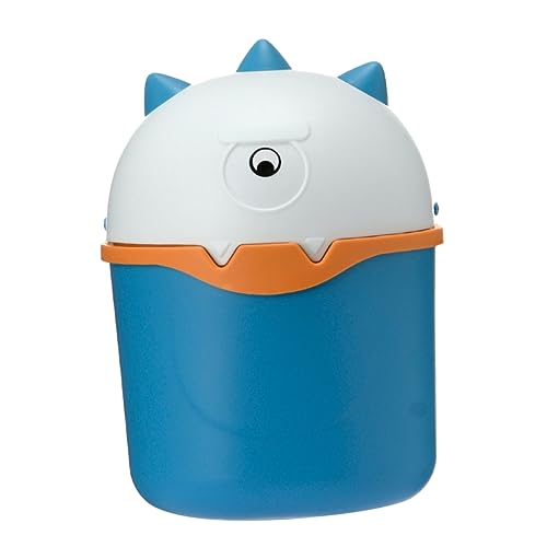 Bote de basura mini de plástico con tapa para escritorio